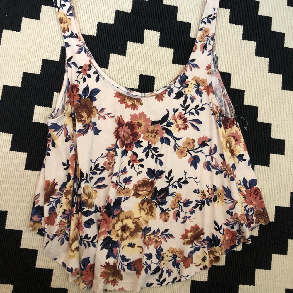 Floral tank top
